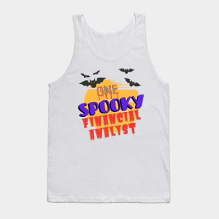 One Spooky Financial Analyst Halloween Tank Top